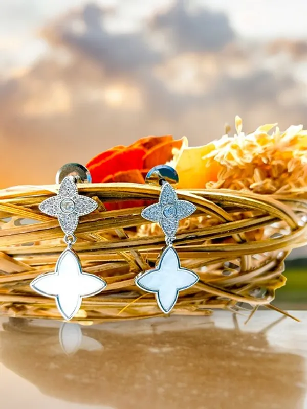City_Girl_Cz_Stone_Stainless_Steel_Anti_Tarnish_Western_Earring_White
