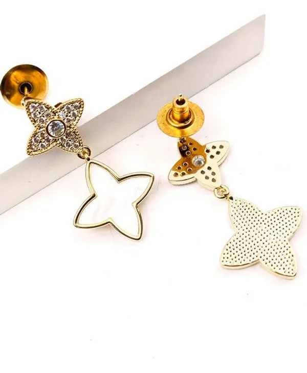 City_Girl_Cz_Stone_Stainless_Steel_Anti_Tarnish_Western_Golden_Earring_Gold