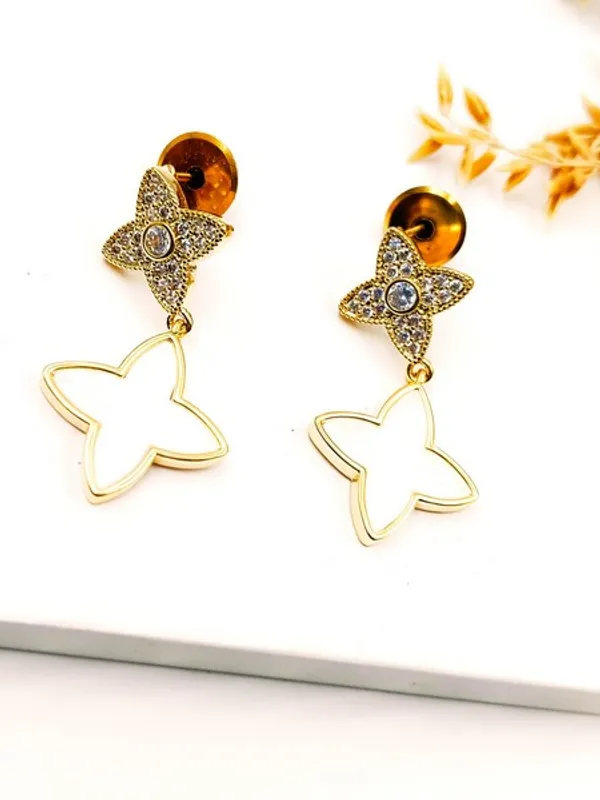 City_Girl_Cz_Stone_Stainless_Steel_Anti_Tarnish_Western_Golden_Earring_Gold