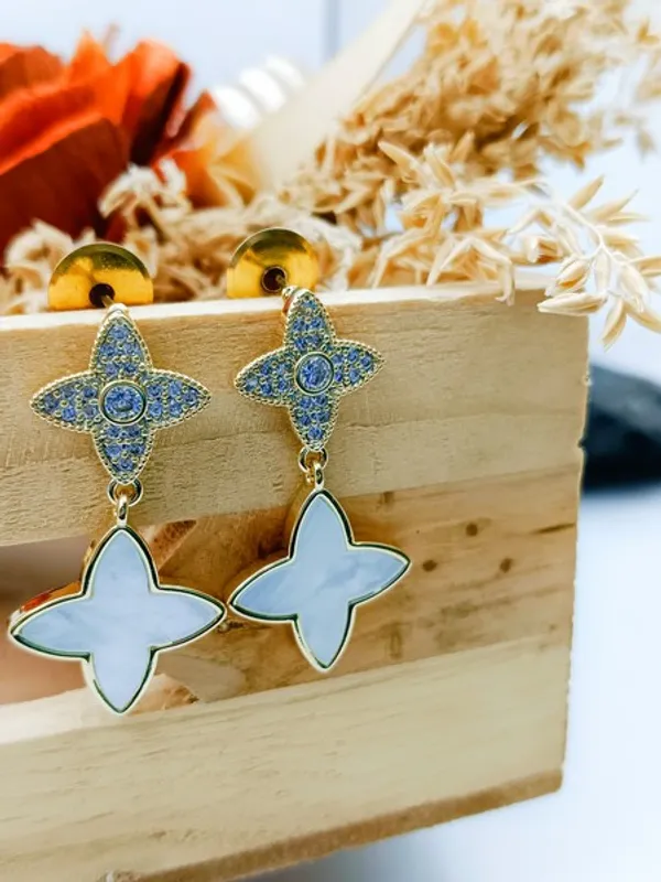 City_Girl_Cz_Stone_Stainless_Steel_Anti_Tarnish_Western_Golden_Earring_Gold
