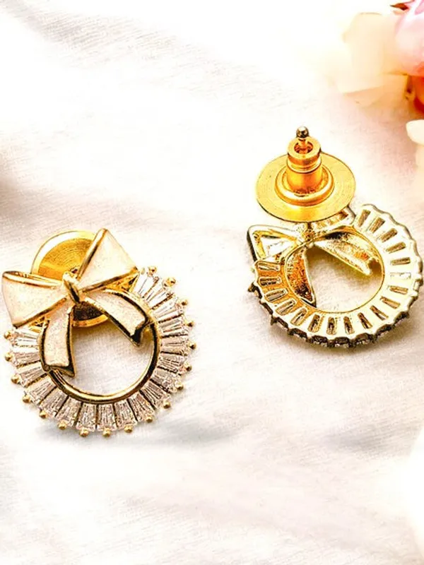 City_Girl_Cz_Stone_Stainless_Steel_Anti_Tarnish_Western_Gold_Pearl_Drop_Earring_Gold