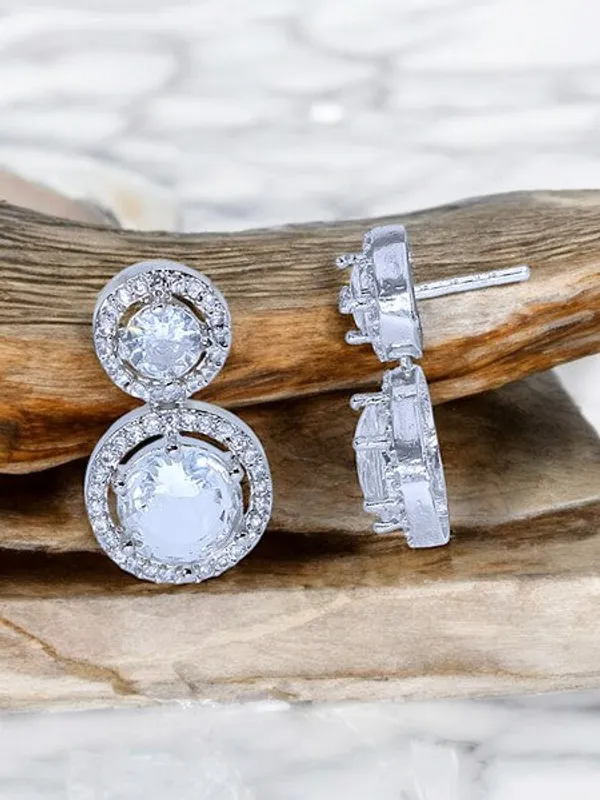 City_Girl_Ad_Rhodium_Plated_Cz_Stone_Stud_Earrings_For_Women_And_Girls_Silver