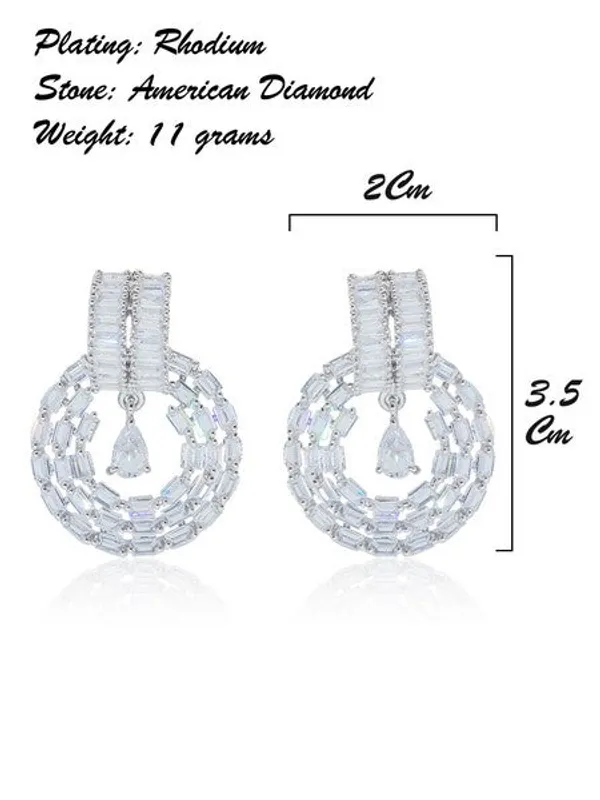 City_Girl_Ad_Rhodium_Plated_Cz_Stone_Stud_Silver_Earrings_For_Women_And_Girls_Silver