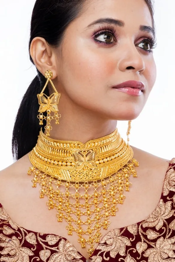 City_Girl_Copper_Gold_Plated_Gold_Jewellery_Set_Pack_Of_1_Graceful_Festive_Style
