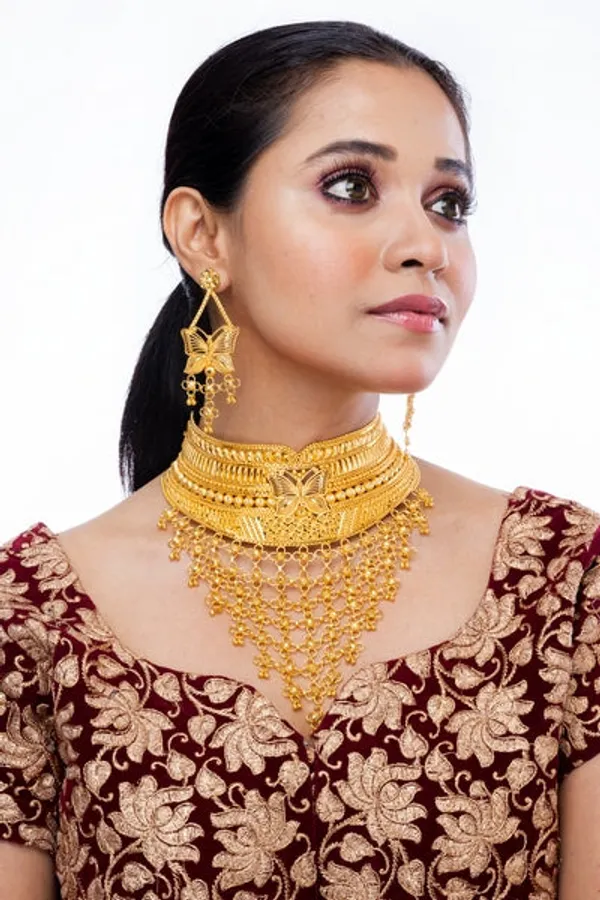 City_Girl_Copper_Gold_Plated_Gold_Jewellery_Set_Pack_Of_1_Graceful_Festive_Style