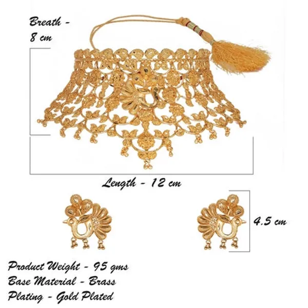 City_Girl_Copper_Gold_Plated_Gold_Jewellery_Set_Pack_Of_1_Antique_Temple_Style