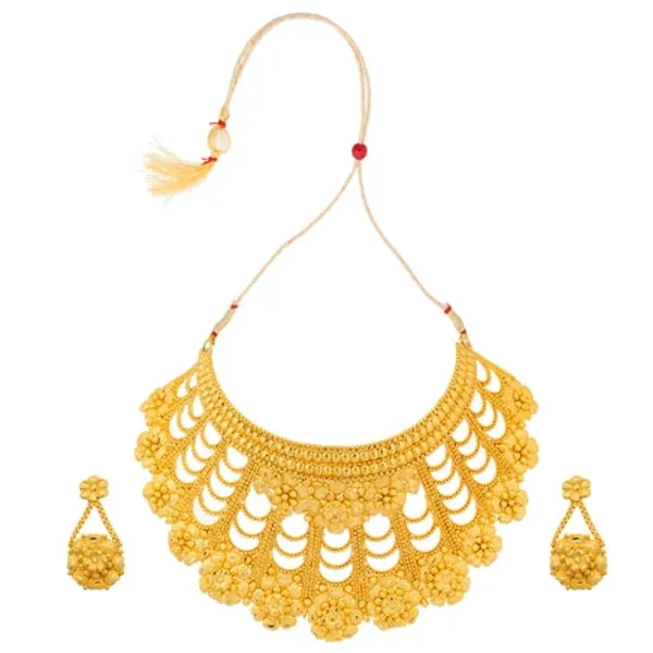 City_Girl_Brass_Gold_Plated_Gold_Jewellery_Set_Pack_Of_1_Timeless_Royal_Beauty
