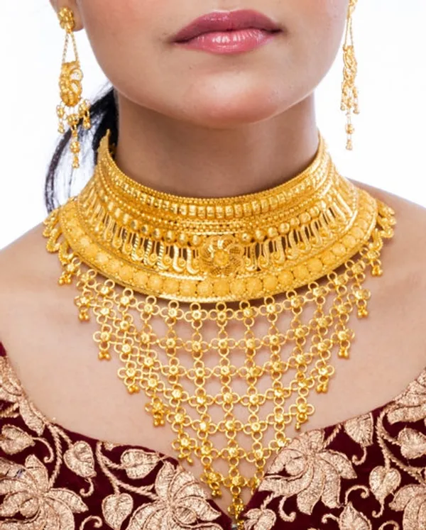 City_Girl_Copper_Gold_Plated_Gold_Jewellery_Set_Pack_Of_1_Royal_Heritage_Design
