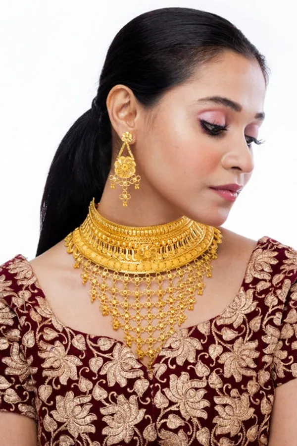 City_Girl_Copper_Gold_Plated_Gold_Jewellery_Set_Pack_Of_1_Royal_Heritage_Design