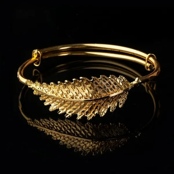 City_Girl_Brass_Gold_Plated_Wide_Cuff_Bracelet