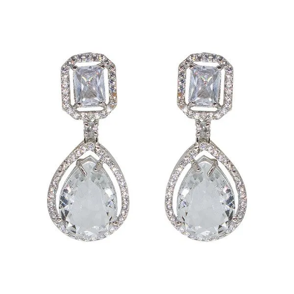 City_Girl_Brass_American_Diamond_Rhodium_Plated_Petal_Glow_Tops_White