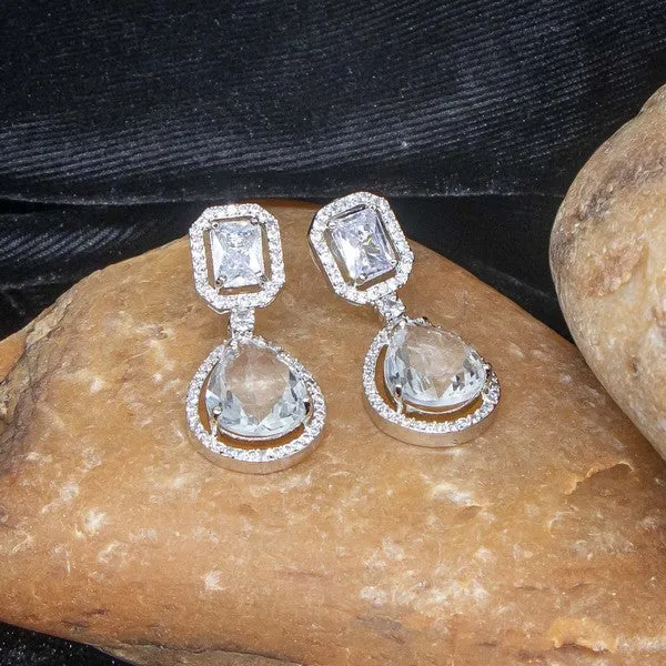 City_Girl_Brass_American_Diamond_Rhodium_Plated_Petal_Glow_Tops_White