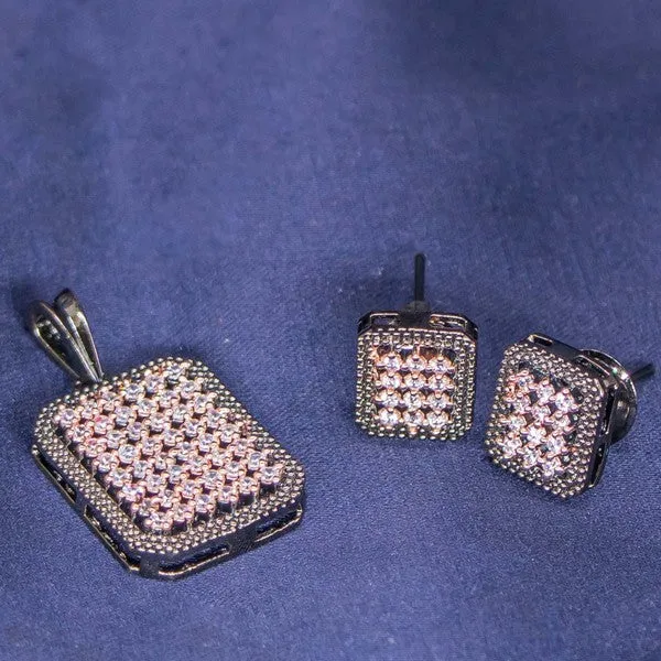 City_Girl_Ad_Brass_Rhodium_Plated_Pendant_Set_Rose_Gold