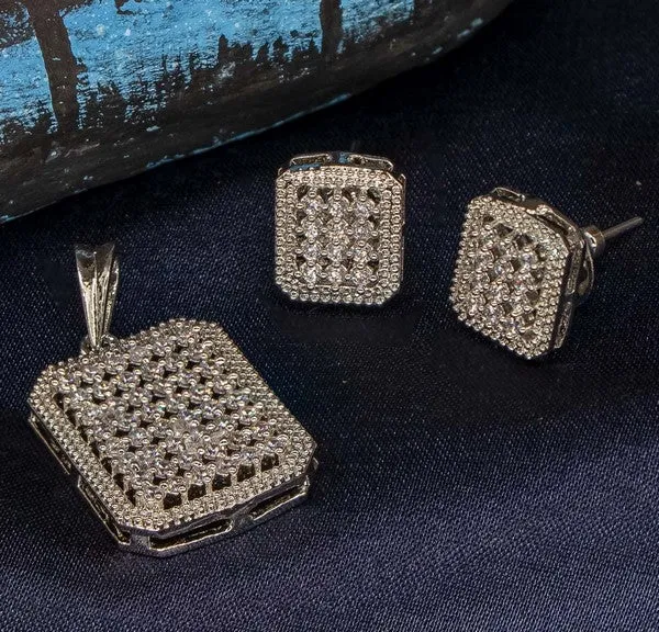 City_Girl_Ad_Brass_Rhodium_Plated_Pendant_Set_Rose_Gold