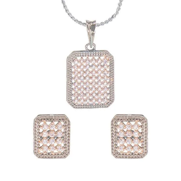 City_Girl_Ad_Brass_Rhodium_Plated_Pendant_Set_Rose_Gold