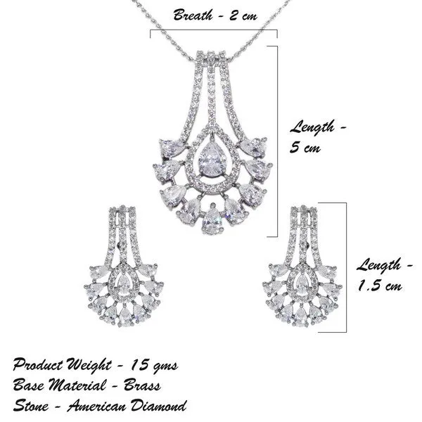 City_Girl_Ad_Brass_Royal_Grace_Pendant_Set_Silver