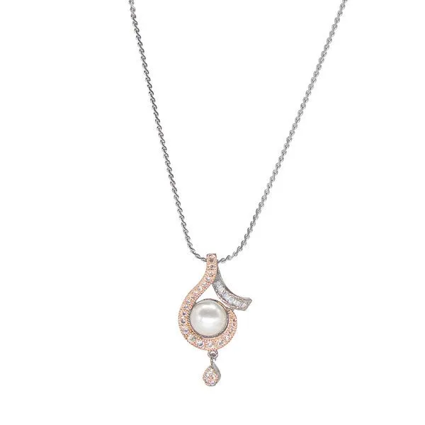 City_Girl_Ad_Brass_Regal_Essence_Pendant_Set_With_Pearl_Rose_Gold