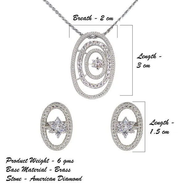 City_Girl_Ad_Brass_Royal_Bloom_Pendant_Set_Silver