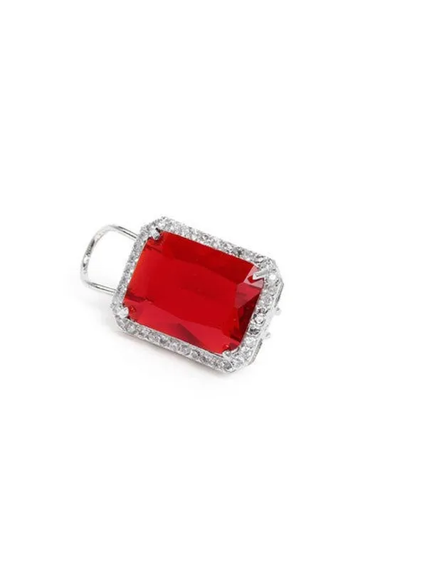 American_Diamond_Rhodium_Plated_Earrings_Studs_With_Hydro_Cz_Stone_Romantic_Blossom_Edition_Red