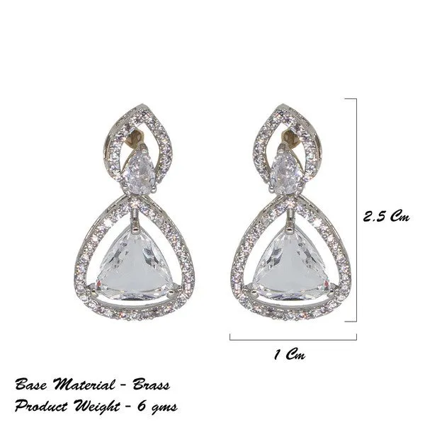 City_Girl_Brass_Rhodium_Plated_Radiant_Triangle_Cz_Tops_White