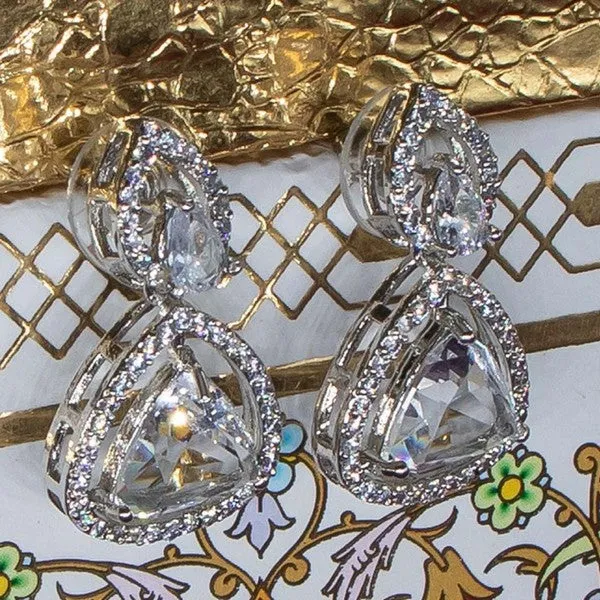 City_Girl_Brass_Rhodium_Plated_Radiant_Triangle_Cz_Tops_White