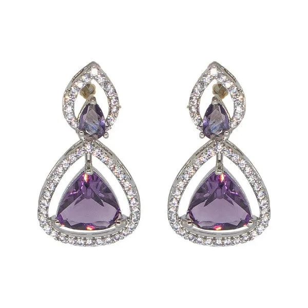 City_Girl_Brass_Rhodium_Plated_Radiant_Triangle_Cz_Tops_Purple