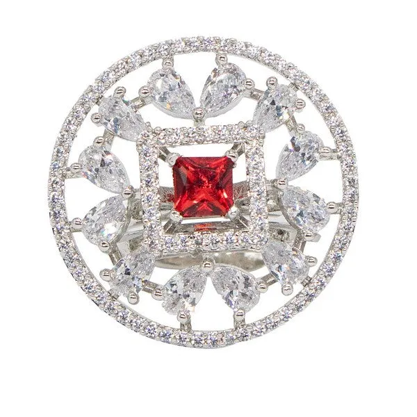 City_Girl_Brass_Rhodium_Plated_Cz_Sapphire_Glow_Cocktail_Ring_Red_Default_Title