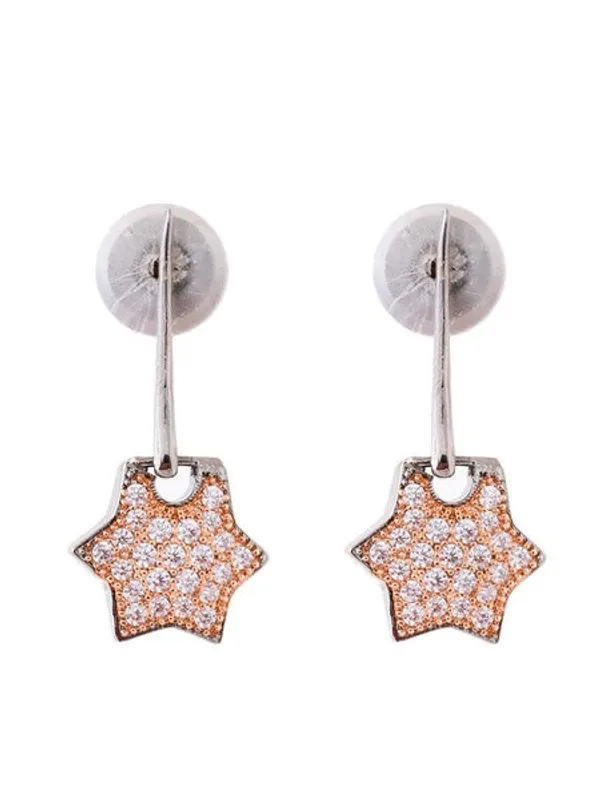 American_Diamond_Rhodium_Plated_Star_Earrings_With_Hydro_Cz_Stone_Silver