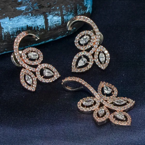City_Girl_Ad_Brass_Gold_Plated_Elegant_Bloom_Pendant_Set_Rose_Gold
