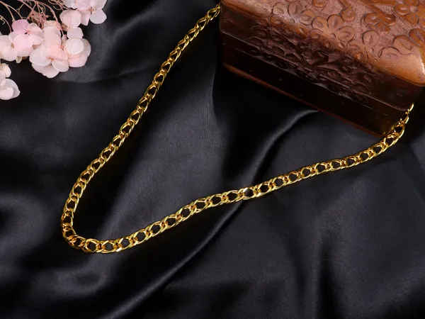 City_Girl_24_Ct_Gold_Plated_24_Inch_Copper_Chain_For_Men_Cn_1078