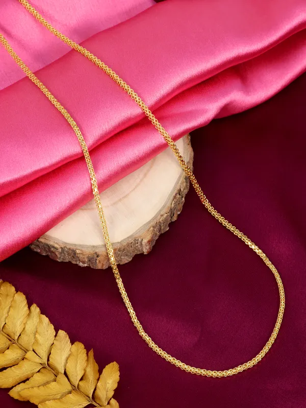 City_Girl_24_Ct_Gold_Plated_24_Inch_Copper_Chain_For_Girls_And_Women_Cn_3901