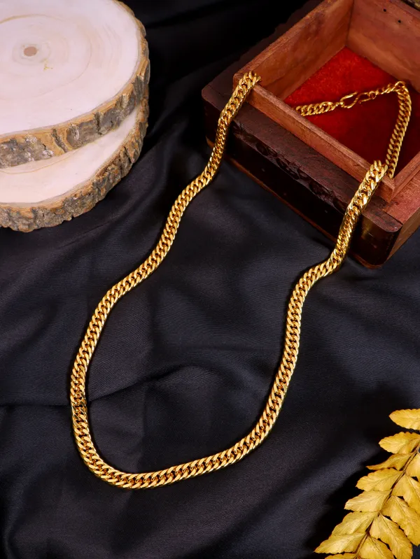 City_Girl_24_Ct_Gold_Plated_24_Inch_Copper_Chain_For_Men_Cn_1699