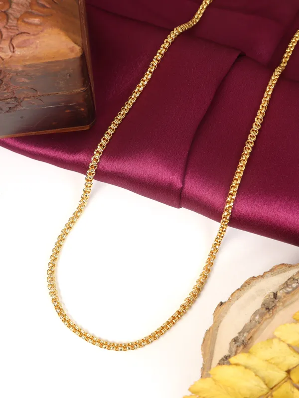 City_Girl_24_Ct_Gold_Plated_20_Inch_Copper_Chain_For_Men_And_Women_Cn_1629