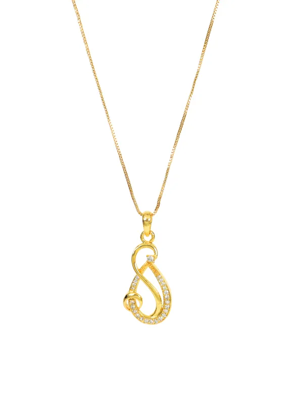 City_Girl_Cubic_Zirconia_24ct_Gold_Plated_Copper_Minimalist_Musical_Note_Pendant_Set_With_Mathcing_Earrings_For_Women_And_Girls_Ad_Lk_Set_004