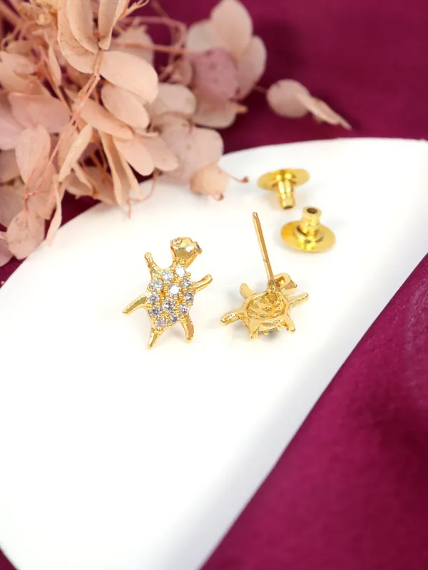 City_Girl_Cubic_Zirconia_24ct_Gold_Plated_Copper_Minimalist_Turtle_Pendant_Set_With_Mathcing_Earrings_For_Women_And_Girls_Ad_Lk_Set_008