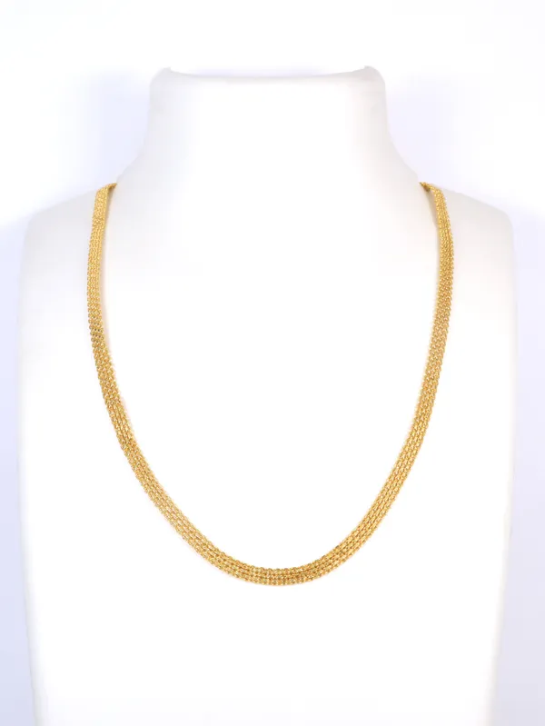 City_Girl_24_Ct_Gold_Plated_Anti_Tarnish_20_Inch_Copper_Chain_For_Men_And_Women_Cn_50