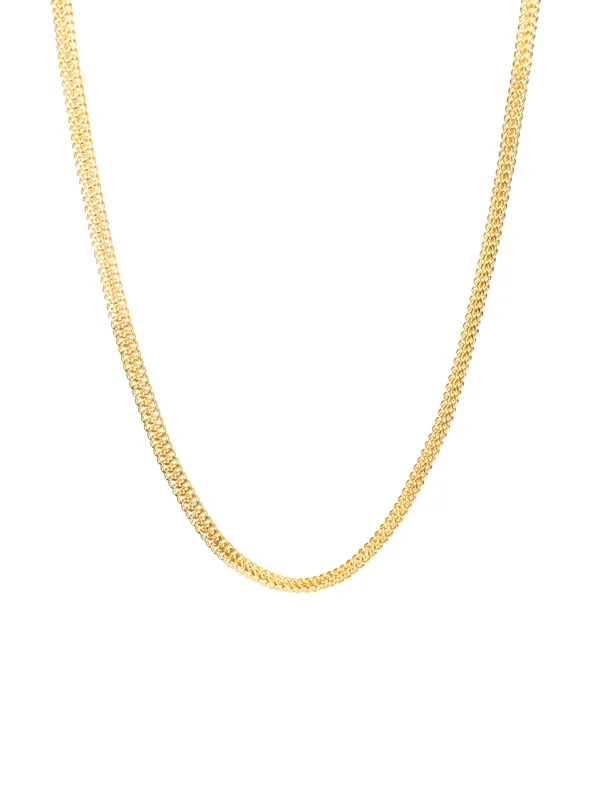 City_Girl_24_Ct_Gold_Plated_Anti_Tarnish_20_Inch_Copper_Chain_For_Men_And_Boys_Cn_306a