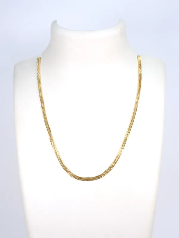 City_Girl_24_Ct_Gold_Plated_Anti_Tarnish_20_Inch_Copper_Chain_For_Men_And_Women_Cn_865