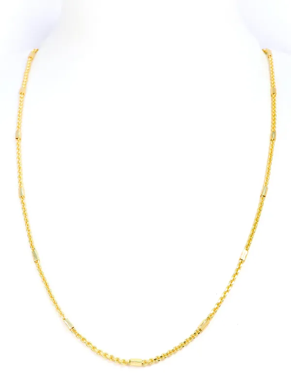City_Girl_24_Ct_Gold_Plated_Anti_Tarnish_20_Inch_Copper_Chain_For_Girls_And_Women_Cn_1156