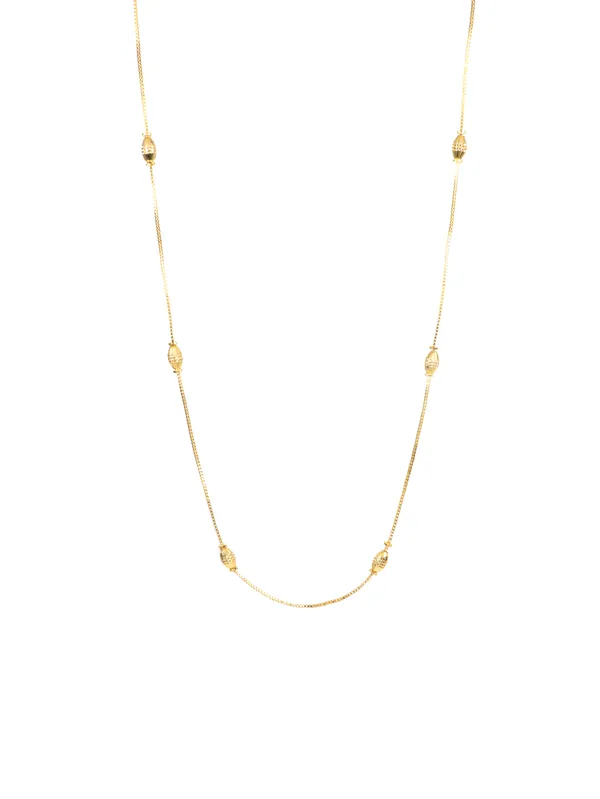 City_Girl_24_Ct_Gold_Plated_Anti_Tarnish_24_Inch_Copper_Chain_For_Girls_And_Women_Cn_1617