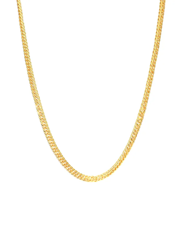 City_Girl_24_Ct_Gold_Plated_Anti_Tarnish_24_Inch_Copper_Chain_For_Men_And_Women_Cn_1699