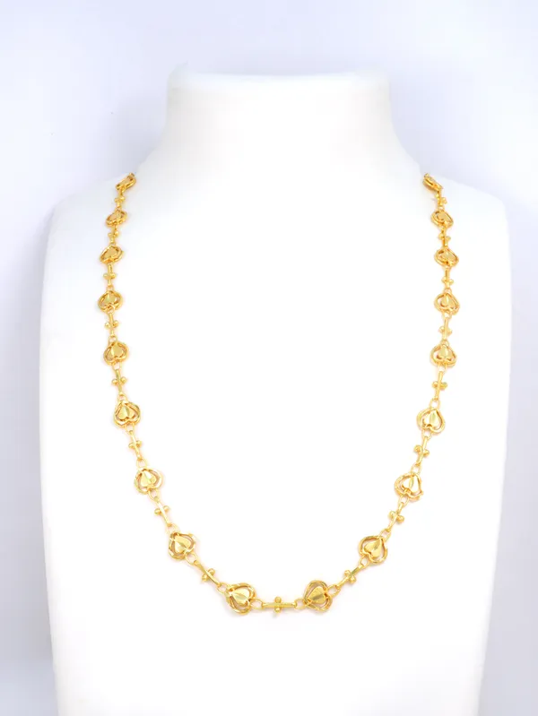City_Girl_24_Ct_Gold_Plated_Anti_Tarnish_24_Inch_Copper_Chain_For_Girls_And_Women_Bgc_005