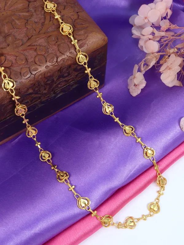 City_Girl_24_Ct_Gold_Plated_Anti_Tarnish_24_Inch_Copper_Chain_For_Girls_And_Women_Bgc_005
