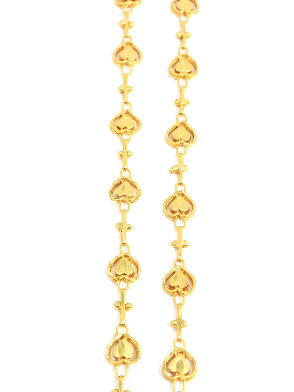City_Girl_24_Ct_Gold_Plated_Anti_Tarnish_24_Inch_Copper_Chain_For_Girls_And_Women_Bgc_005