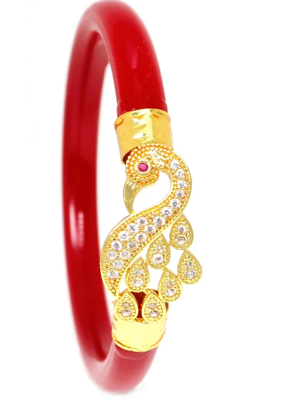 City_Girl_Bengali_24ct_Gold_Plated_Acrylic_Kada_Bangle_Pola_For_Girls_And_Women_Single_Pc_Lb_352r