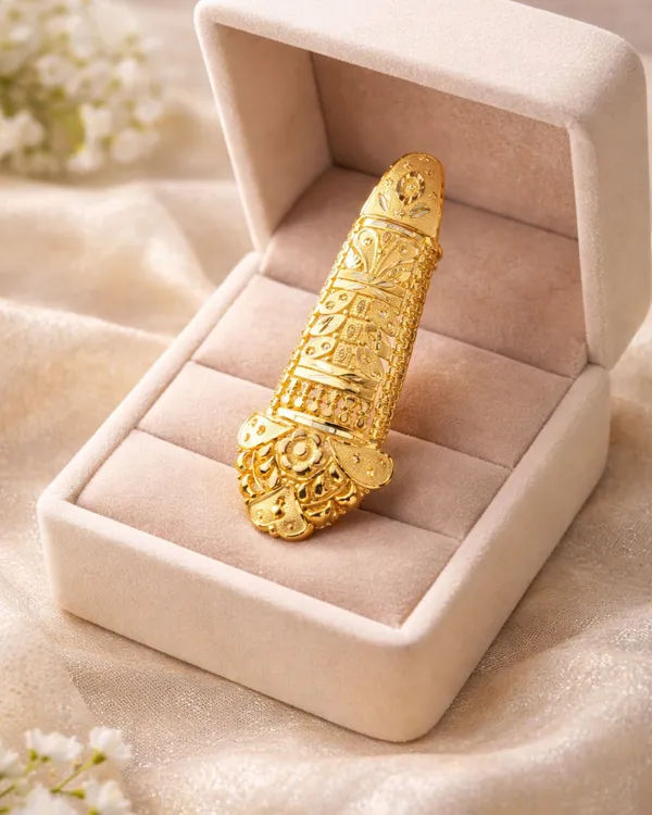 City_Girl_Gold_Plated_Long_Finger_Ring_8_Cm_Statement_Nail_Ring_Intricate_Filigree_Design_Traditional_Ethnic_Jewellery_Gold