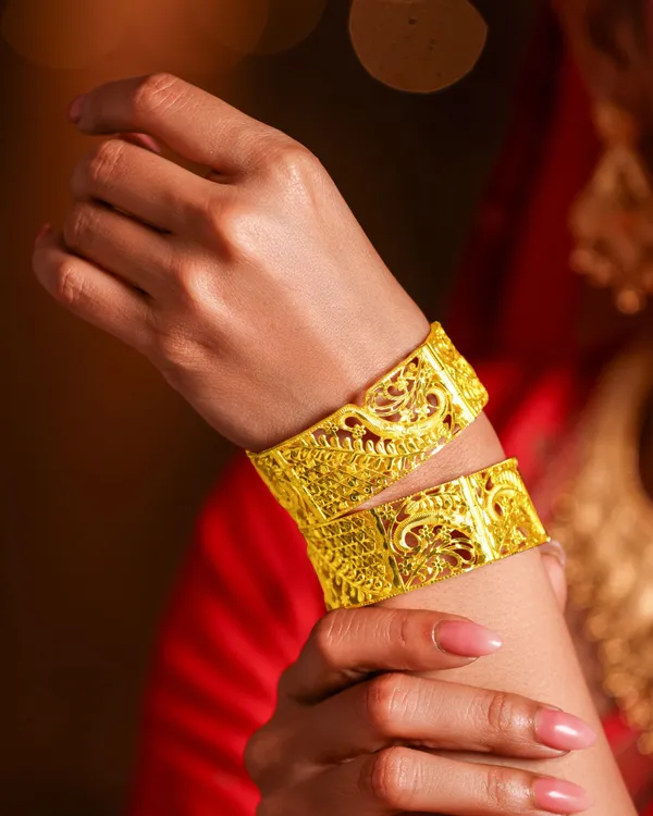 City_Girl_24ct_Gold_Plated_Screw_Kada_Premium_Copper_Designer_Bracelet_Single_Kada