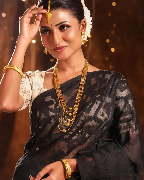 24ct_Gold_Plated_Long_Layered_Haram_Necklace_Set_For_Women_Copper_Base_Traditional_Jewellery_30_Inch_Necklace_With_Matching_Earrings_3_Cm_Ethnic_Wedding_Festive_Wear_Gold
