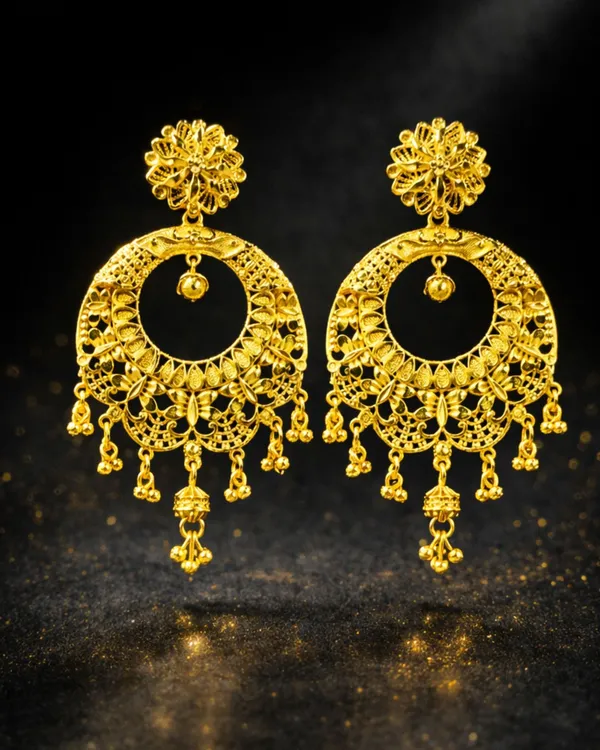 Bridal_Wedding_Jewellery_Set_Earrings_Cg01_Gold