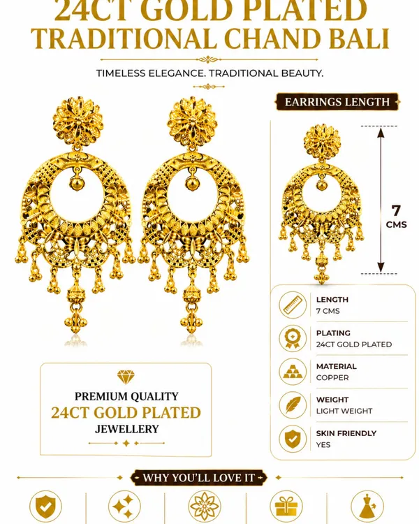 Bridal_Wedding_Jewellery_Set_Earrings_Cg01_Gold